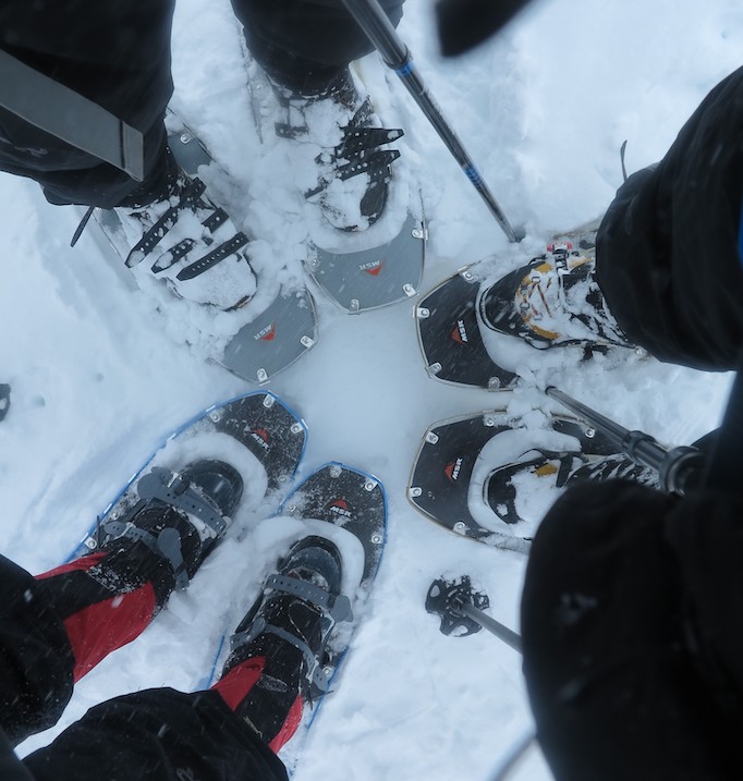 snowshoes on Kosciuszko's Main Range