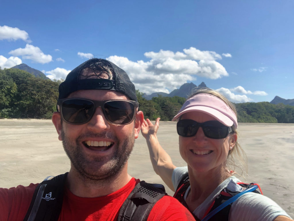 Luke Edwards and Lisa Marshall on the Thorsborne Trail