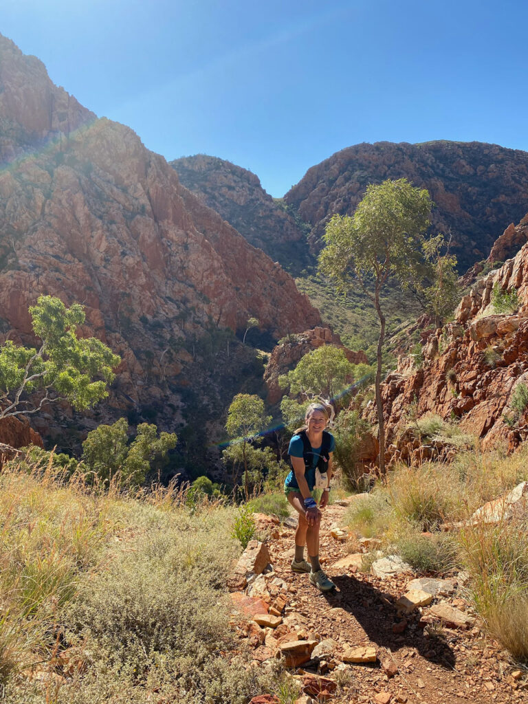 rocky terrain trekking the Northern Territory